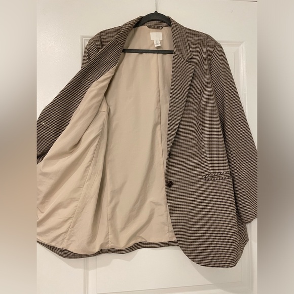 H&M+ OVERSIZED SINGLE-BREASTED JACKET XL - Picture 4 of 8
